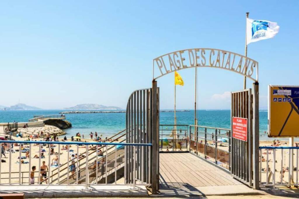 T2 Plage Catalans-Vieux Port Apartman Marseille Kültér fotó