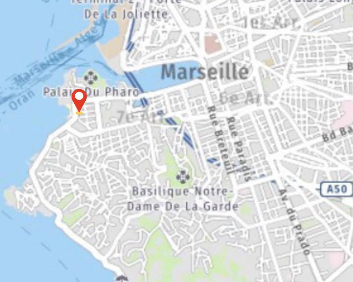 T2 Plage Catalans-Vieux Port Apartman Marseille Kültér fotó